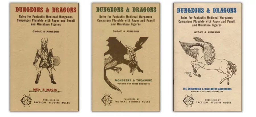 Ediciones de Dungeons & Dragons, la primera.